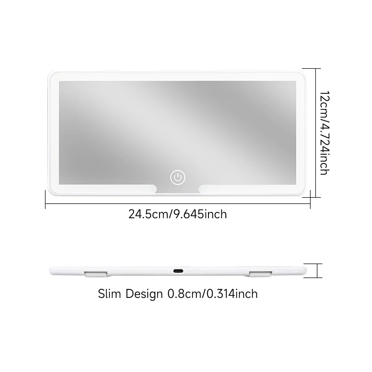 LED Vanity Car Mirror