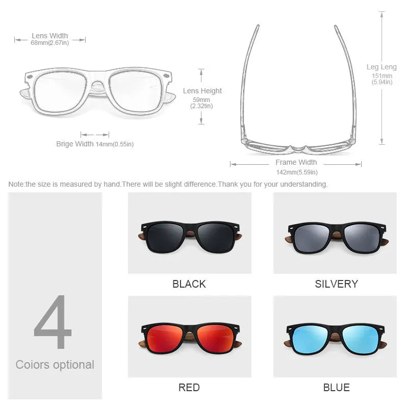 Wooden Frame Sunglasses