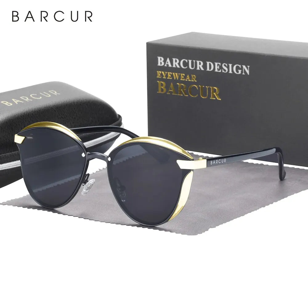 BARCUR Round Sunglasses