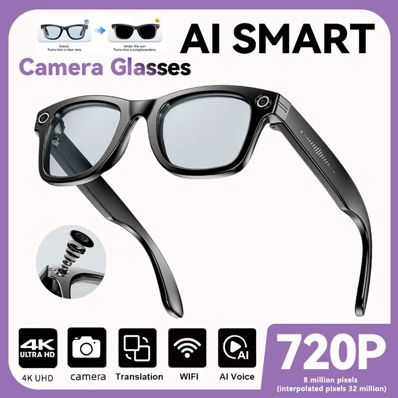 AI Camera Smart Glasses