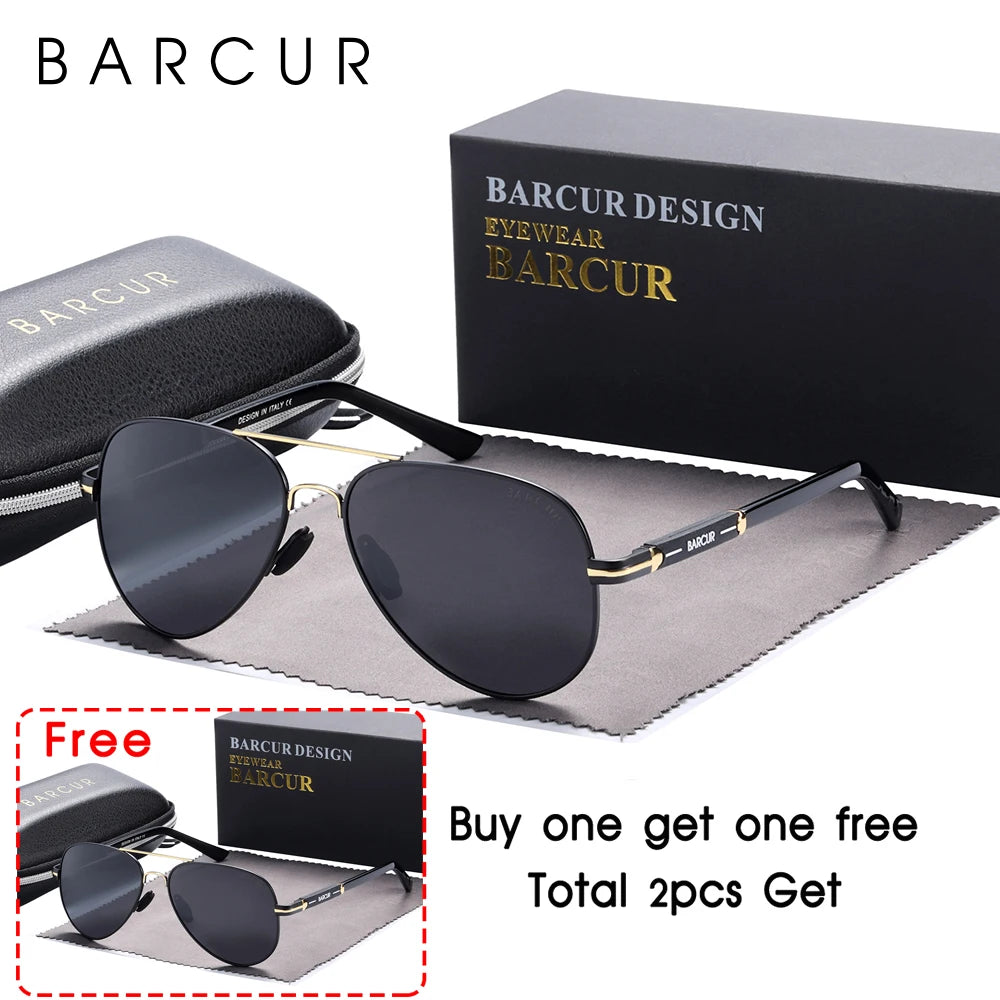 BARCUR Pilot Sunglasses