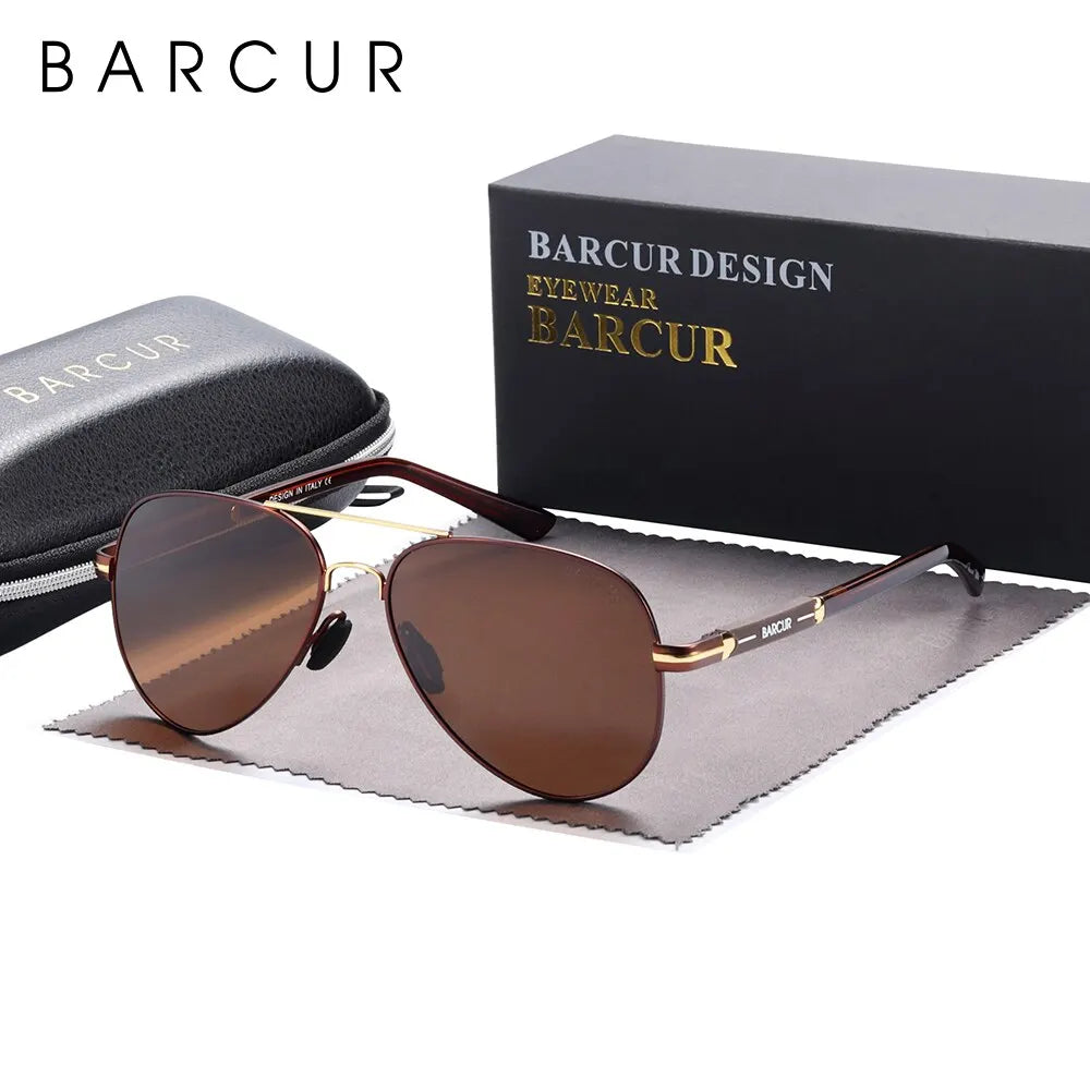 BARCUR Pilot Sunglasses