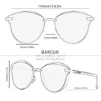 BARCUR Round Sunglasses