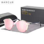 BARCUR Round Sunglasses