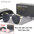 BARCUR Round Sunglasses