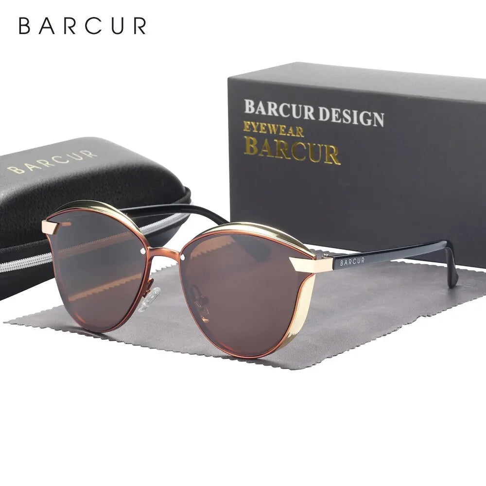 BARCUR Round Sunglasses