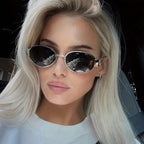 Oval Metal Sunglasses