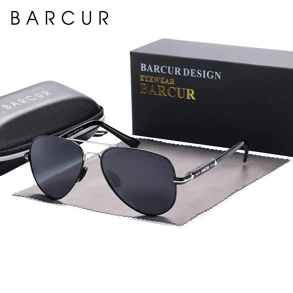 BARCUR Pilot Sunglasses