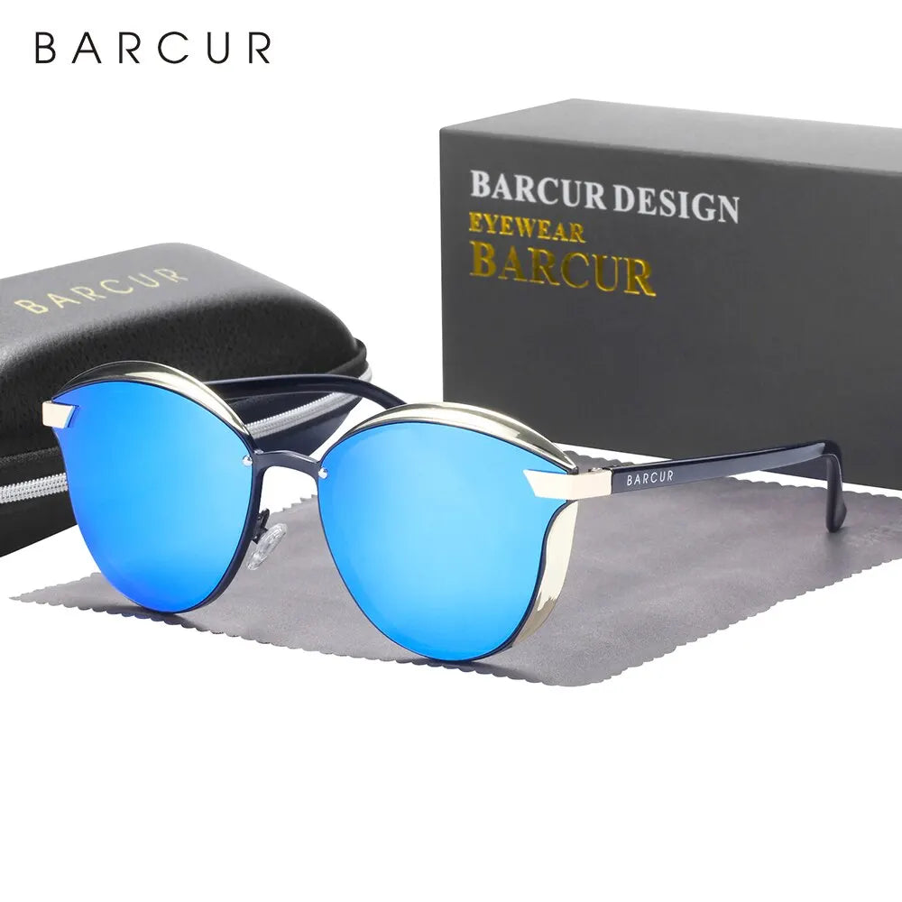 BARCUR Round Sunglasses