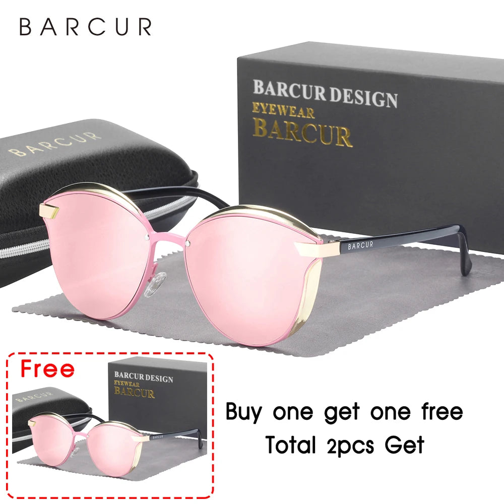 BARCUR Round Sunglasses