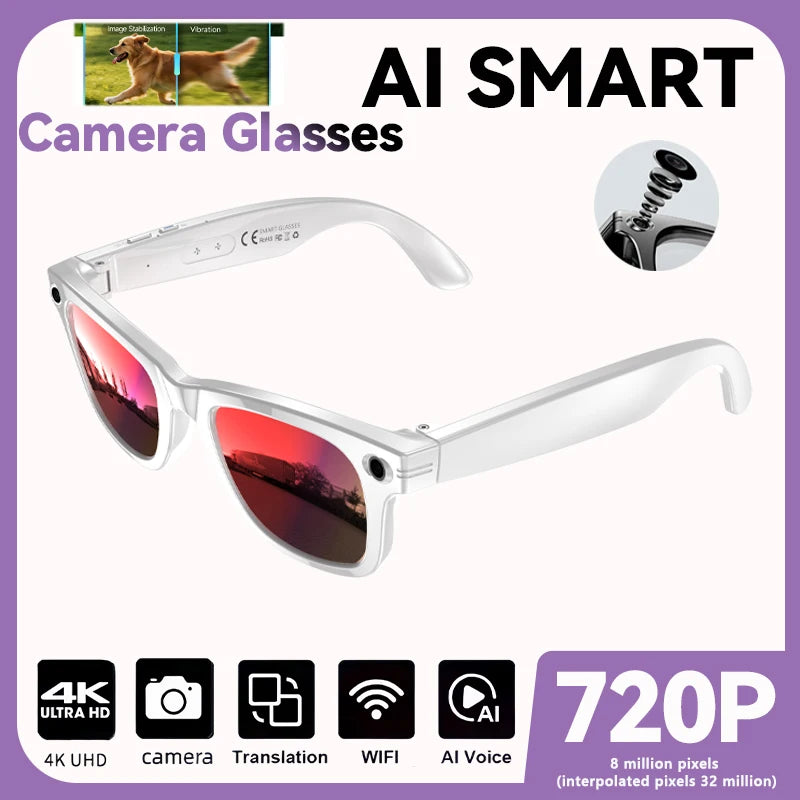 AI Camera Smart Glasses