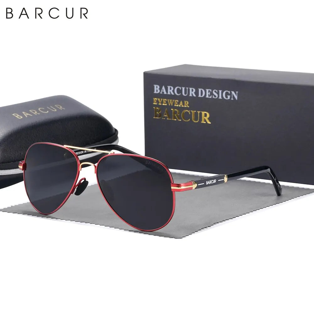 BARCUR Pilot Sunglasses
