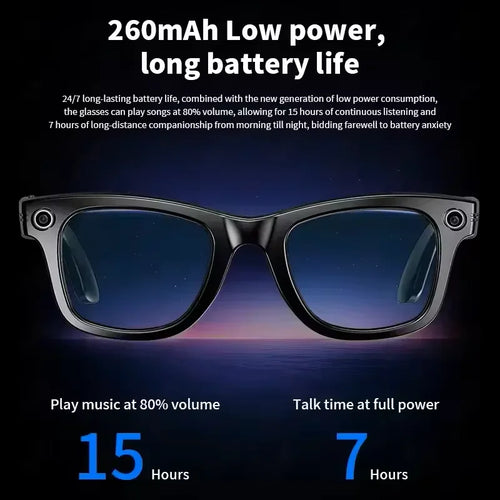 AI Camera Smart Glasses