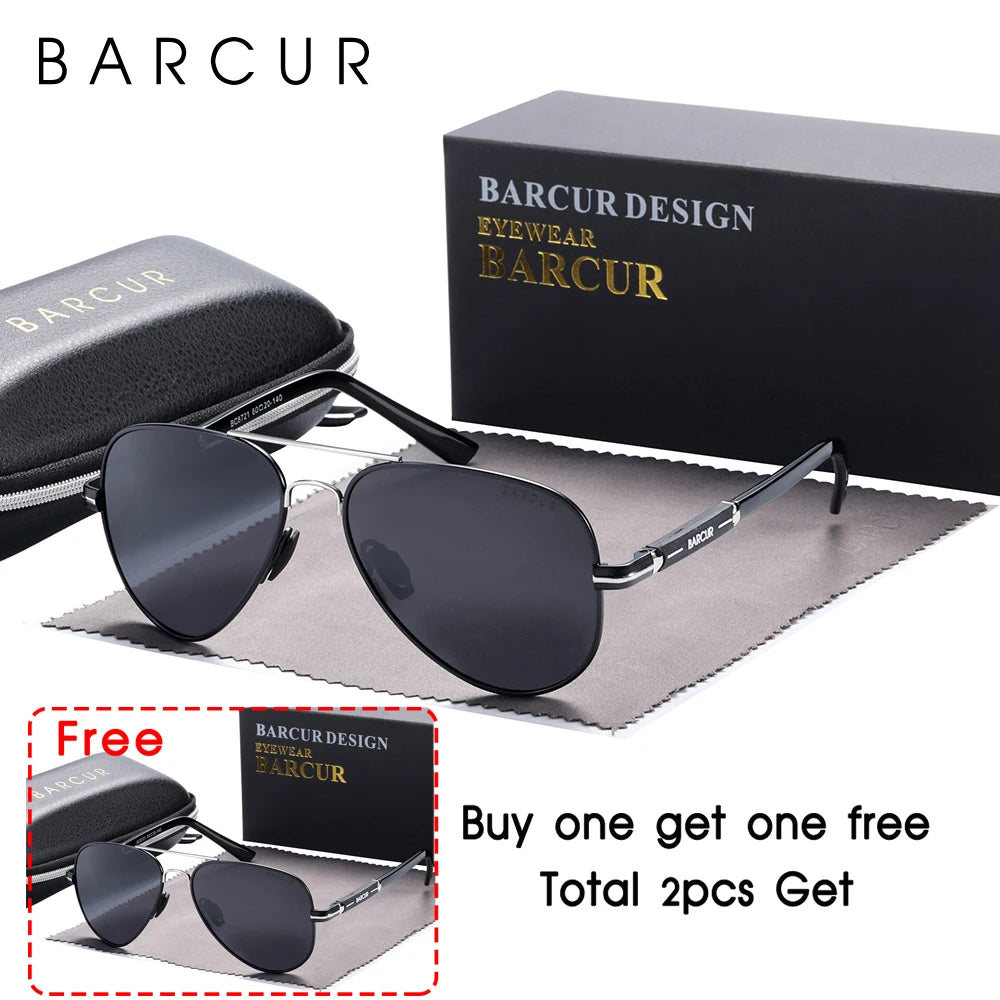 BARCUR Pilot Sunglasses