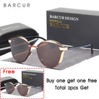BARCUR Round Sunglasses