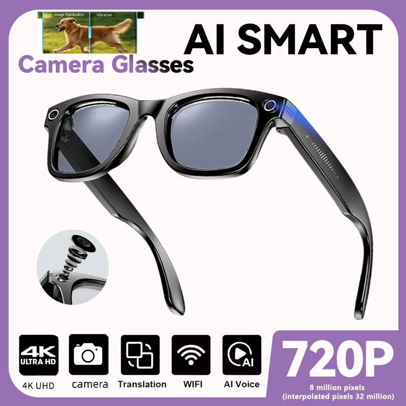 AI Camera Smart Glasses