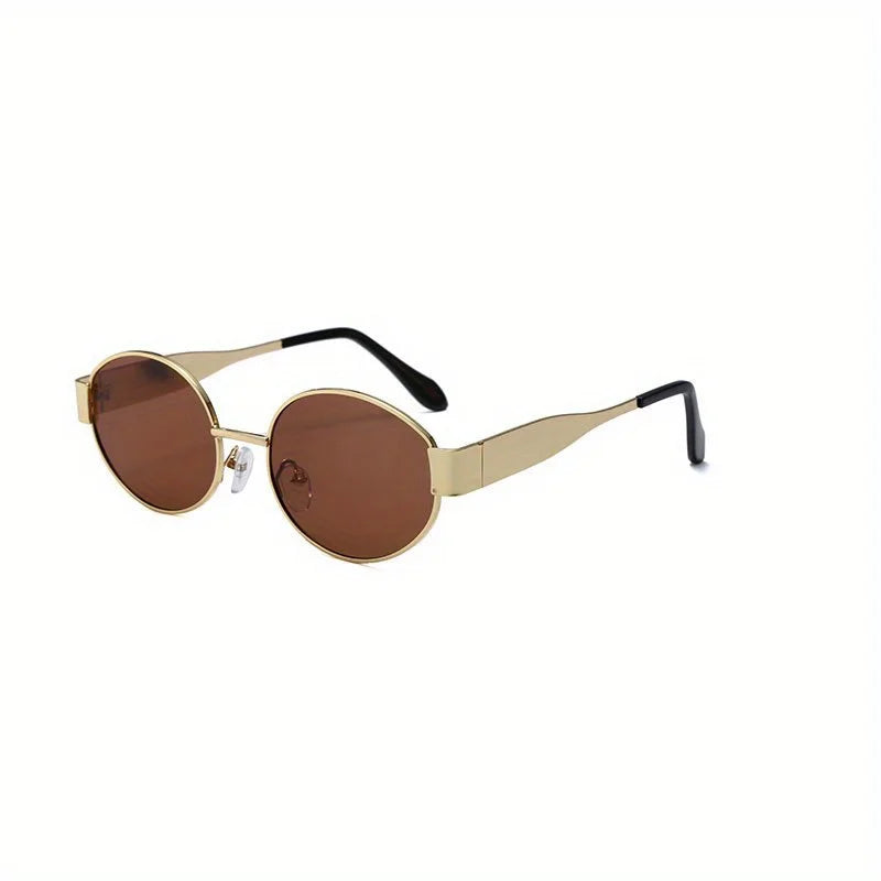 Oval Metal Sunglasses