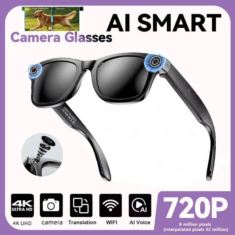 AI Camera Smart Glasses